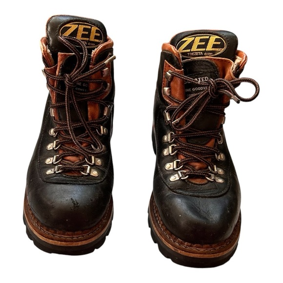 ZEE by Trezeta Design Vintage Hiking/Work Boots - Picture 3 of 11
